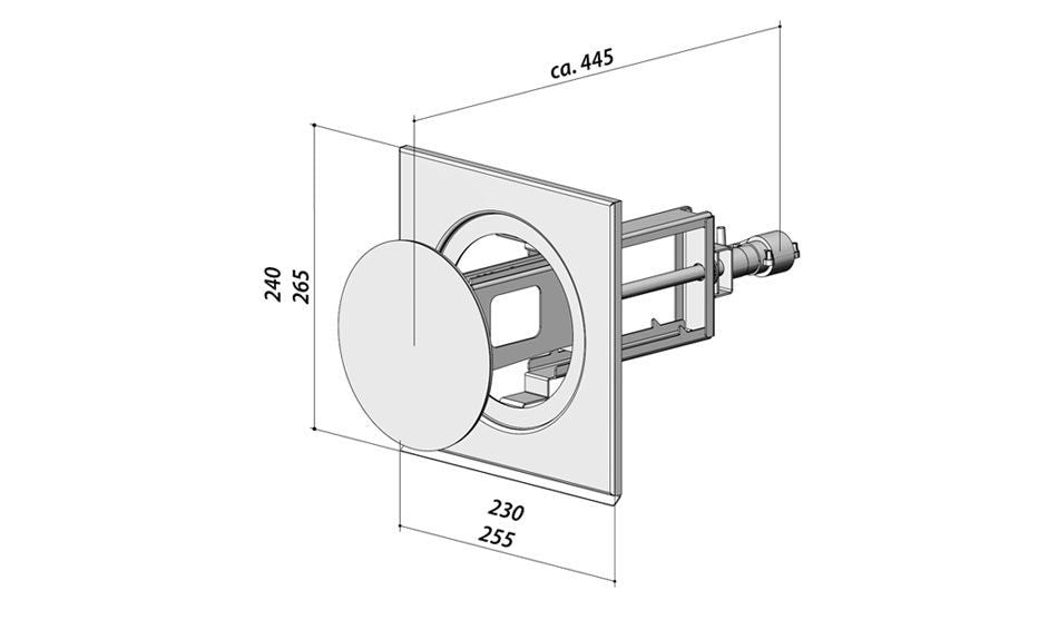 Berbel BMK-Z 150 bT Zuluftmauerkasten