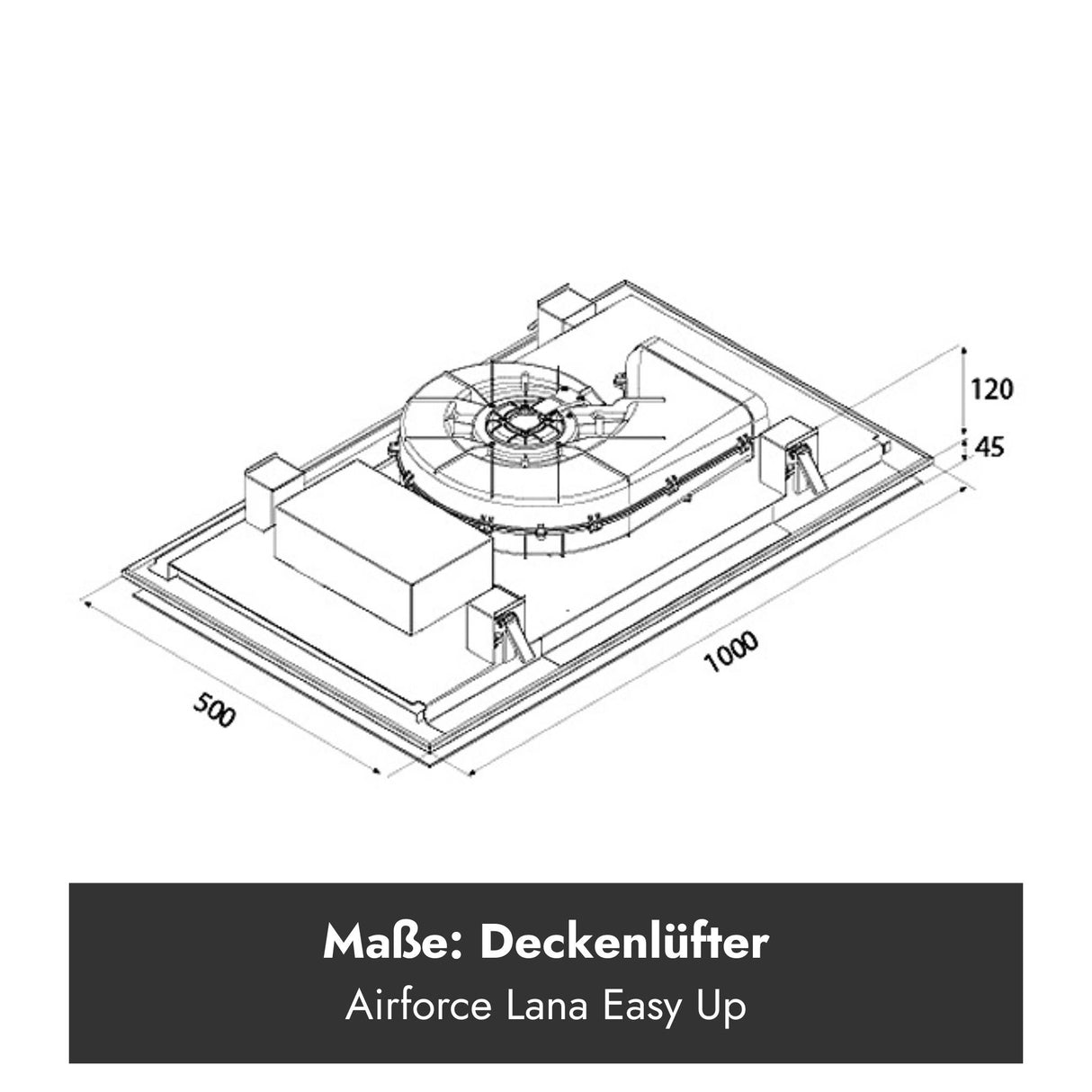 Airforce Lana A Easy Up Deckenlüfter
