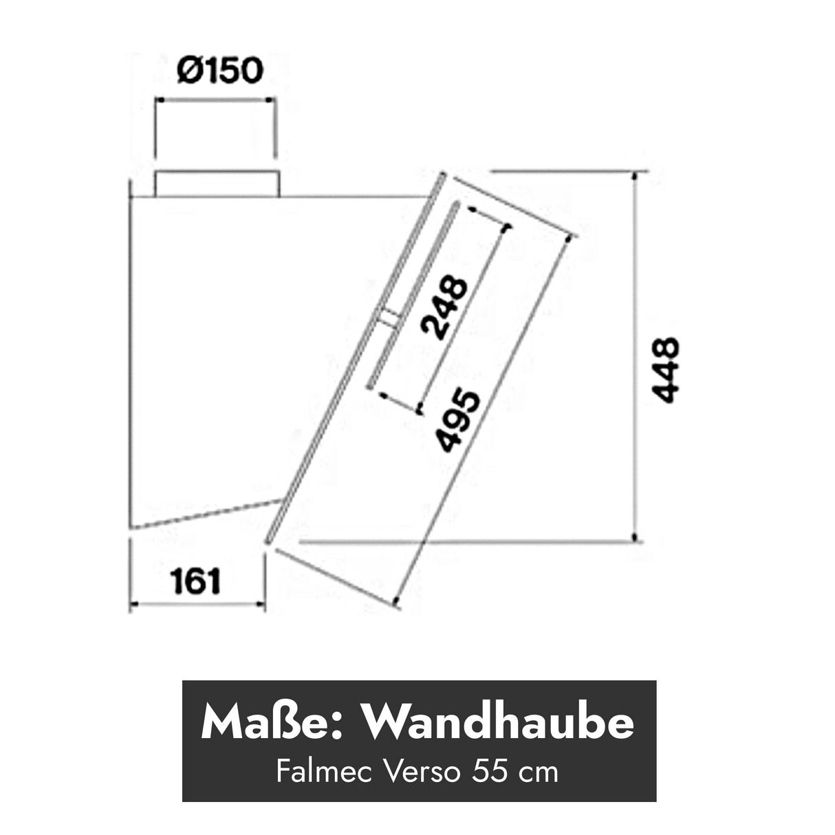 Falmec Verso Kopffreihaube