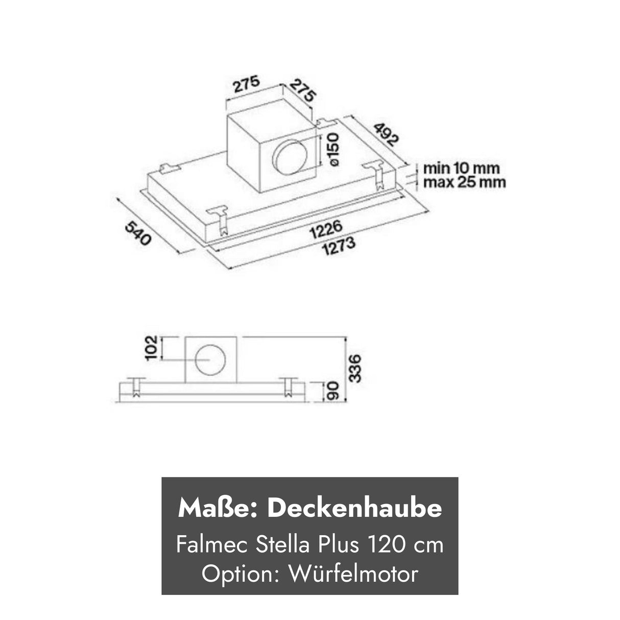 Falmec Stella Plus Deckenlüfter