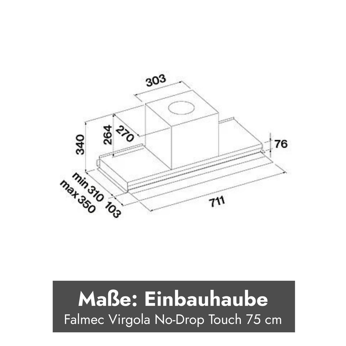 Falmec Virgola No-Drop Touch