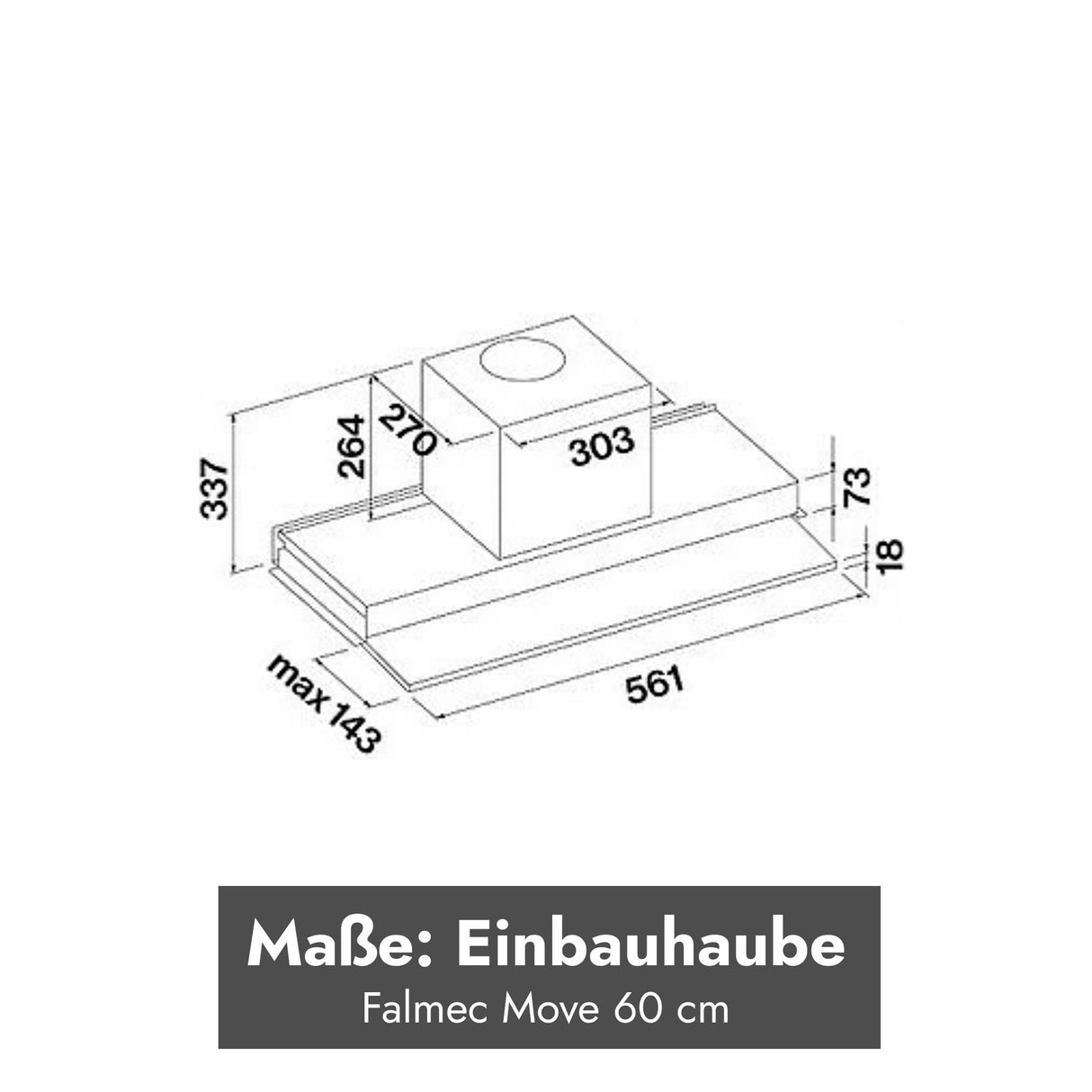 Falmec Move Flachschirmhaube