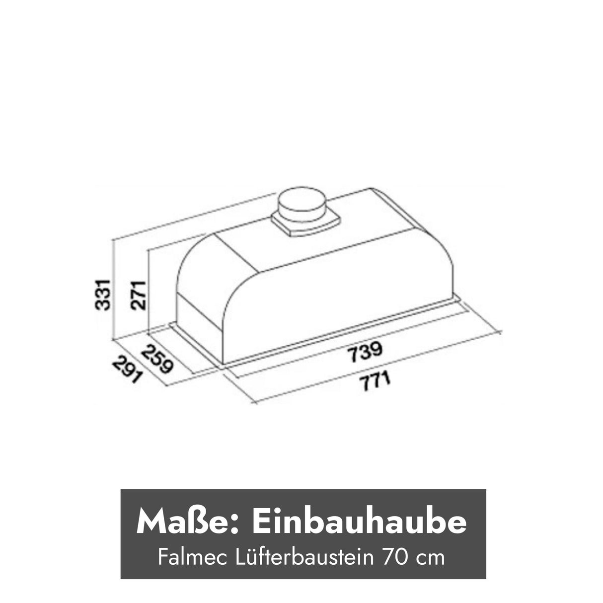 Falmec Lüfterbaustein Plus