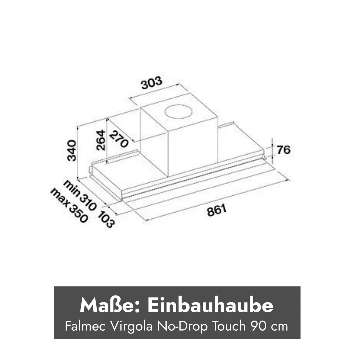 Falmec Virgola No-Drop Touch