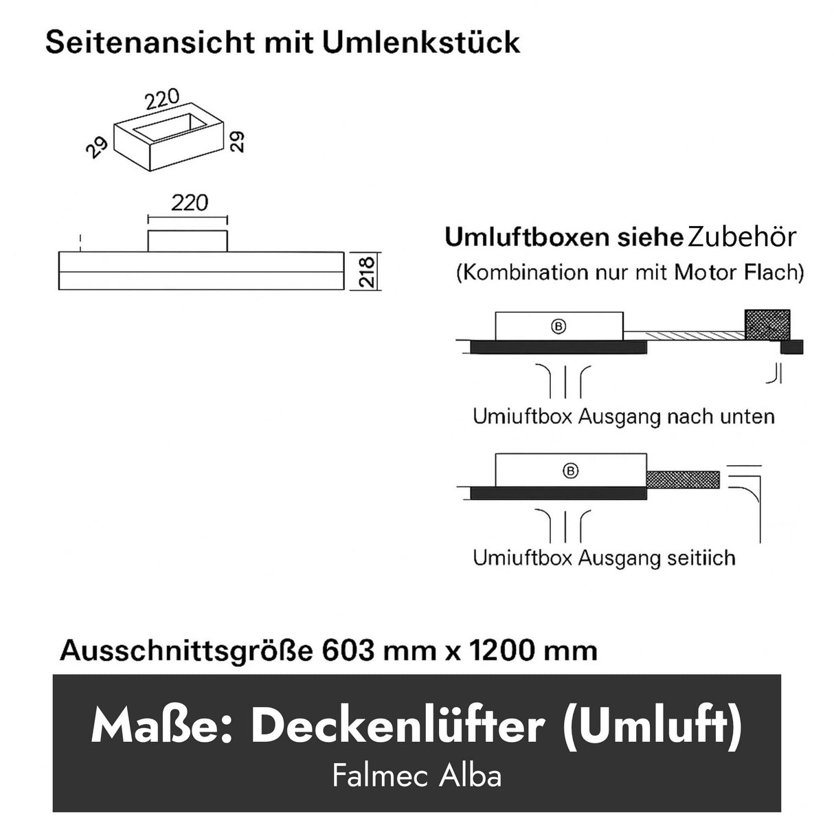 Falmec Alba Deckenlüfter