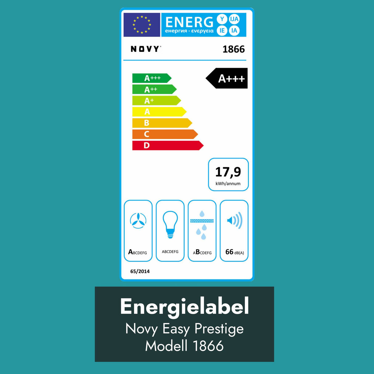Novy Easy Prestige 90 cm Schwarz