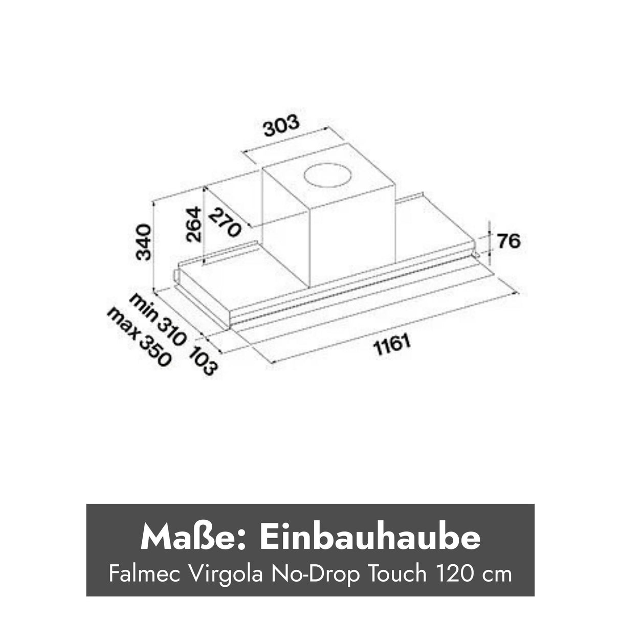 Falmec Virgola No-Drop Touch