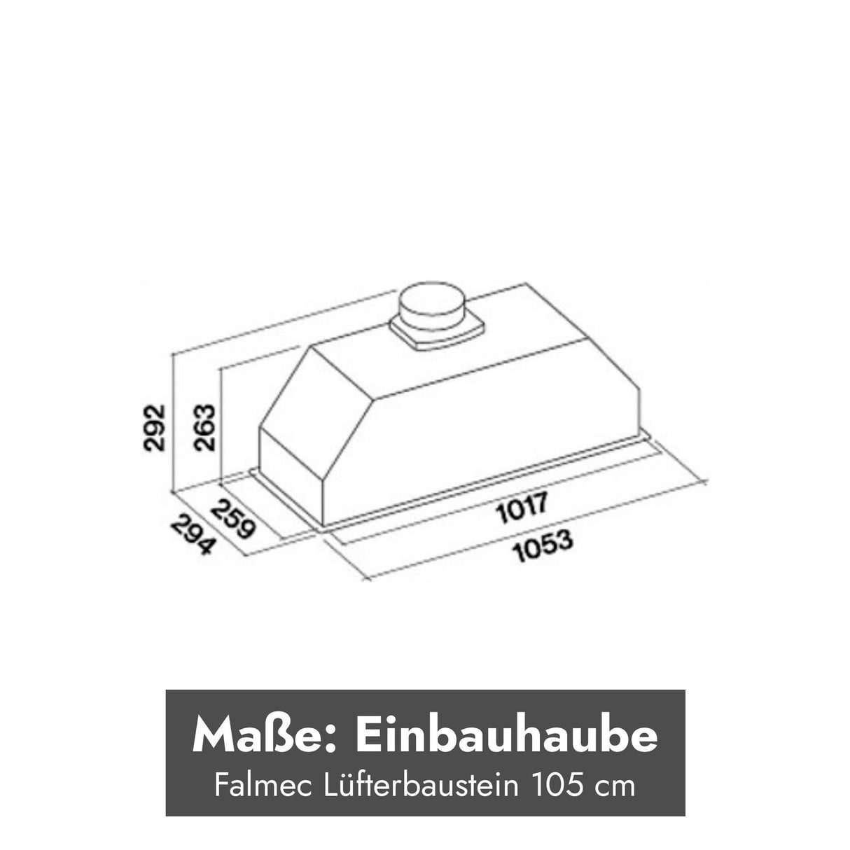 Falmec Lüfterbaustein Plus