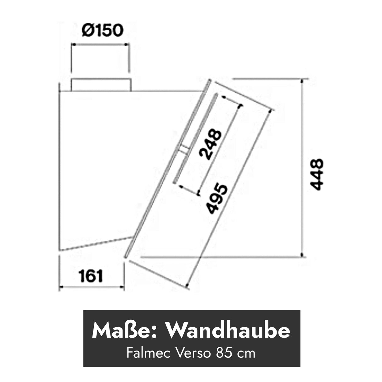 Falmec Verso Kopffreihaube