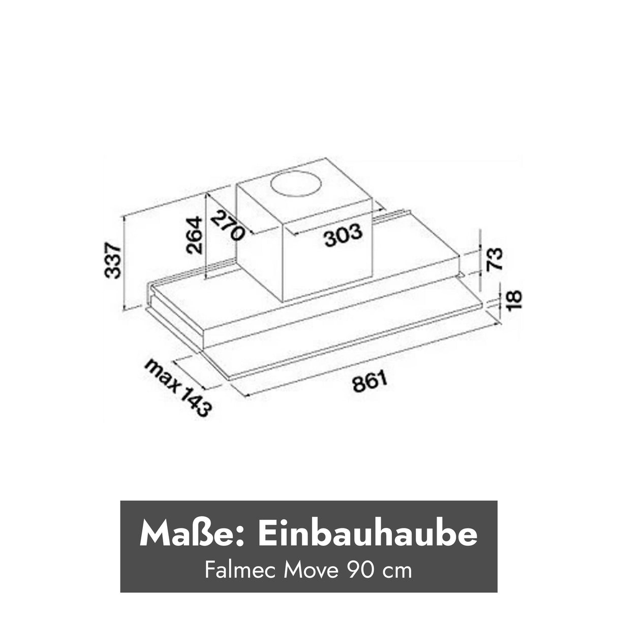 Falmec Move Flachschirmhaube