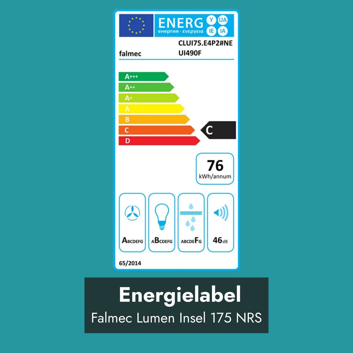 Falmec Lumen Inselhaube NRS 175