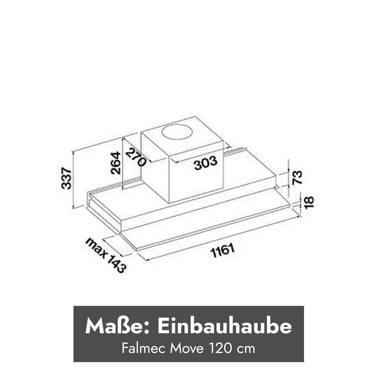 Falmec Move Flachschirmhaube
