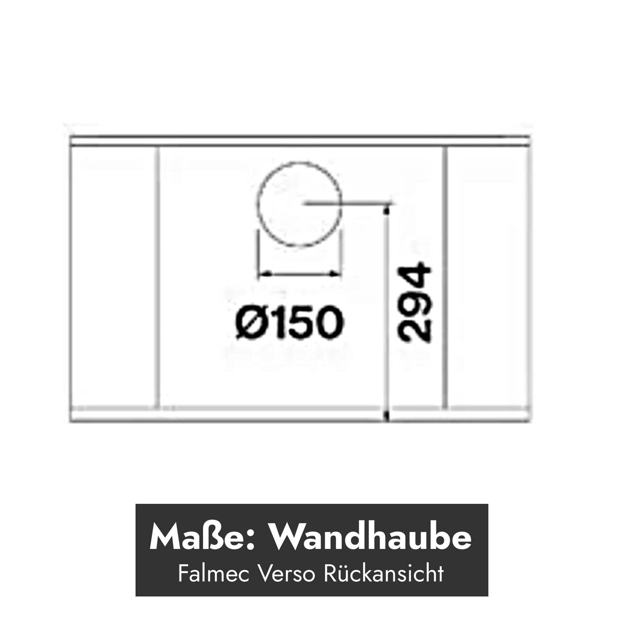 Falmec Verso Kopffreihaube
