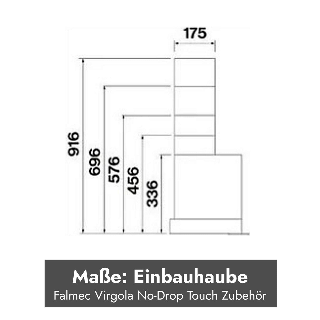 Falmec Virgola No-Drop Touch