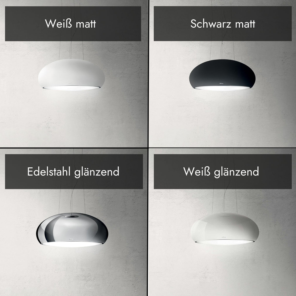 Elica Seashell Inselhaube