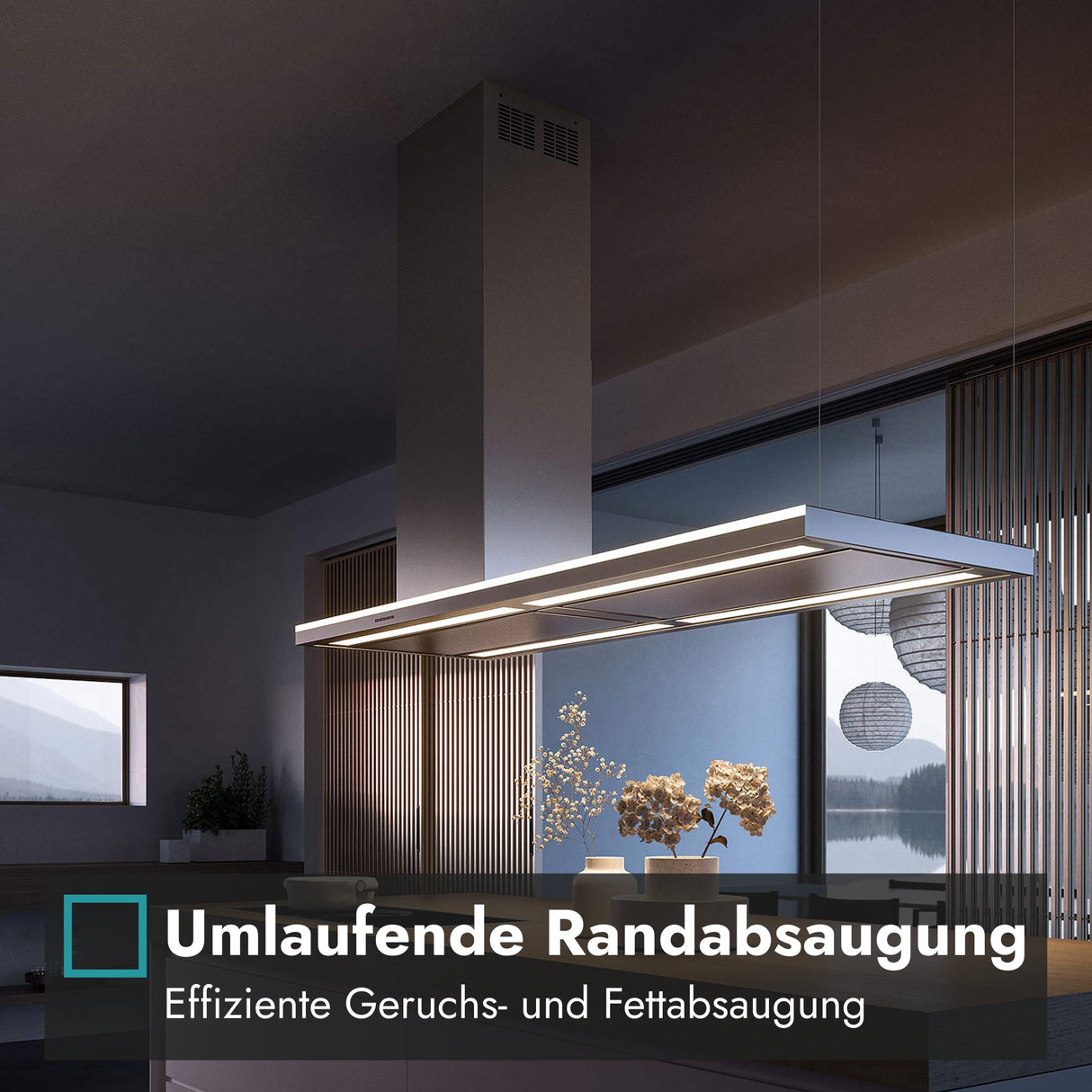 Falmec Lumen Inselhaube NRS 175