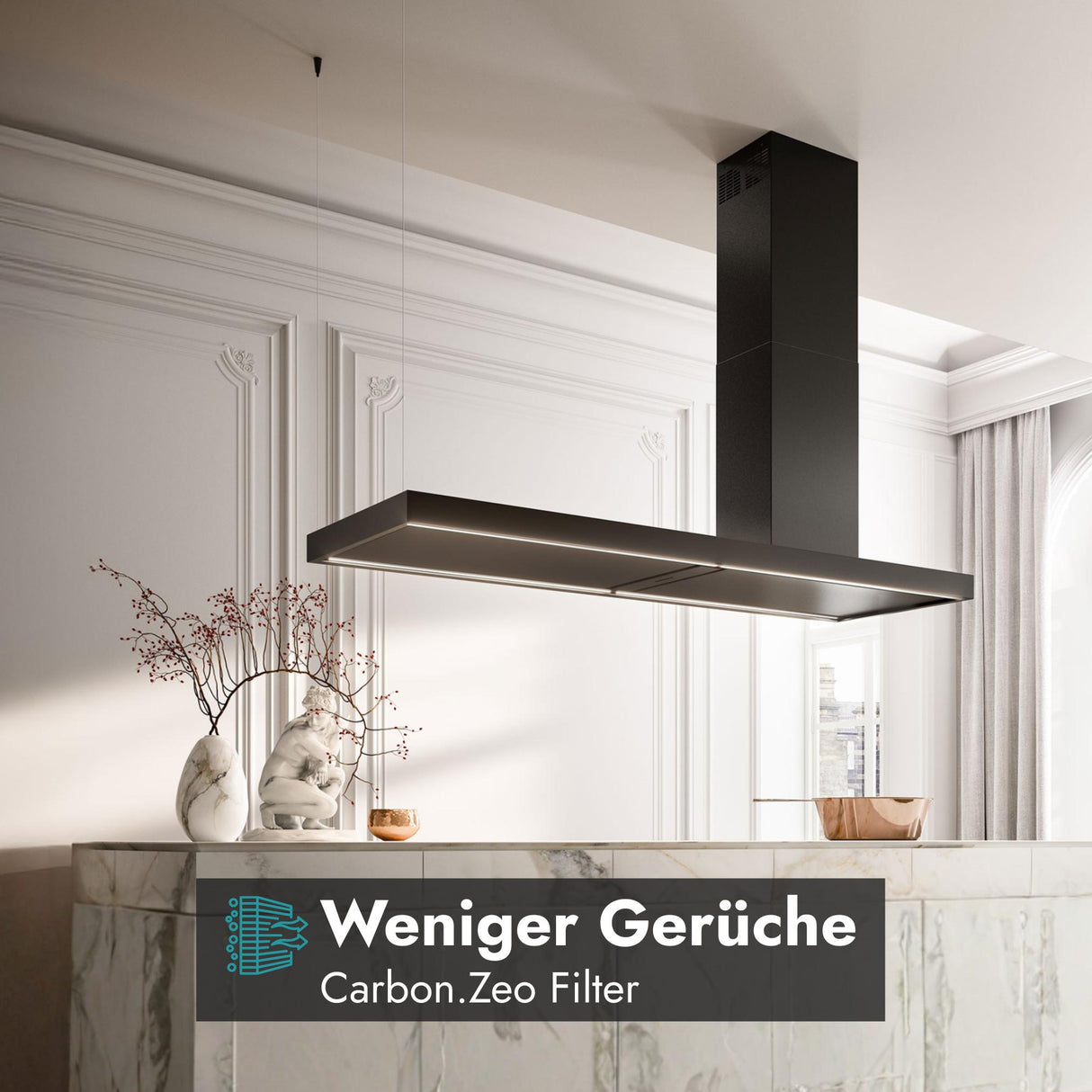 Falmec Elle Inselhaube