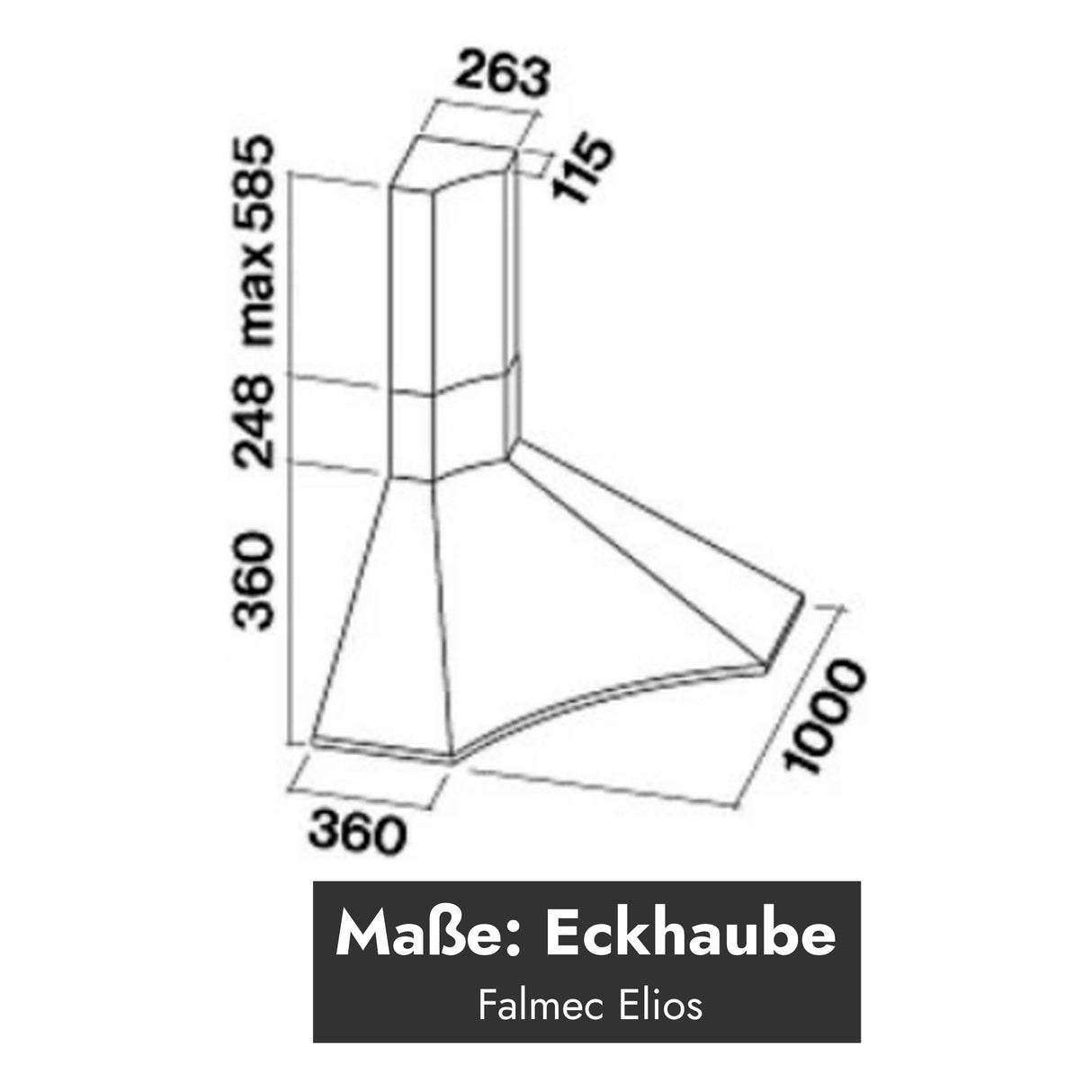 Falmec Elios Eckhaube