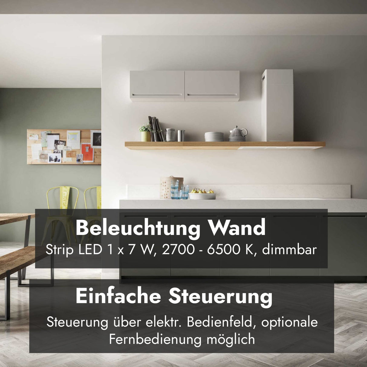 Elica Bio Wand- oder Inselhaube