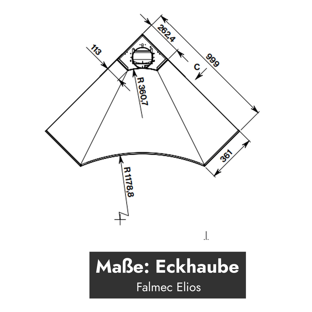 Falmec Elios Eckhaube