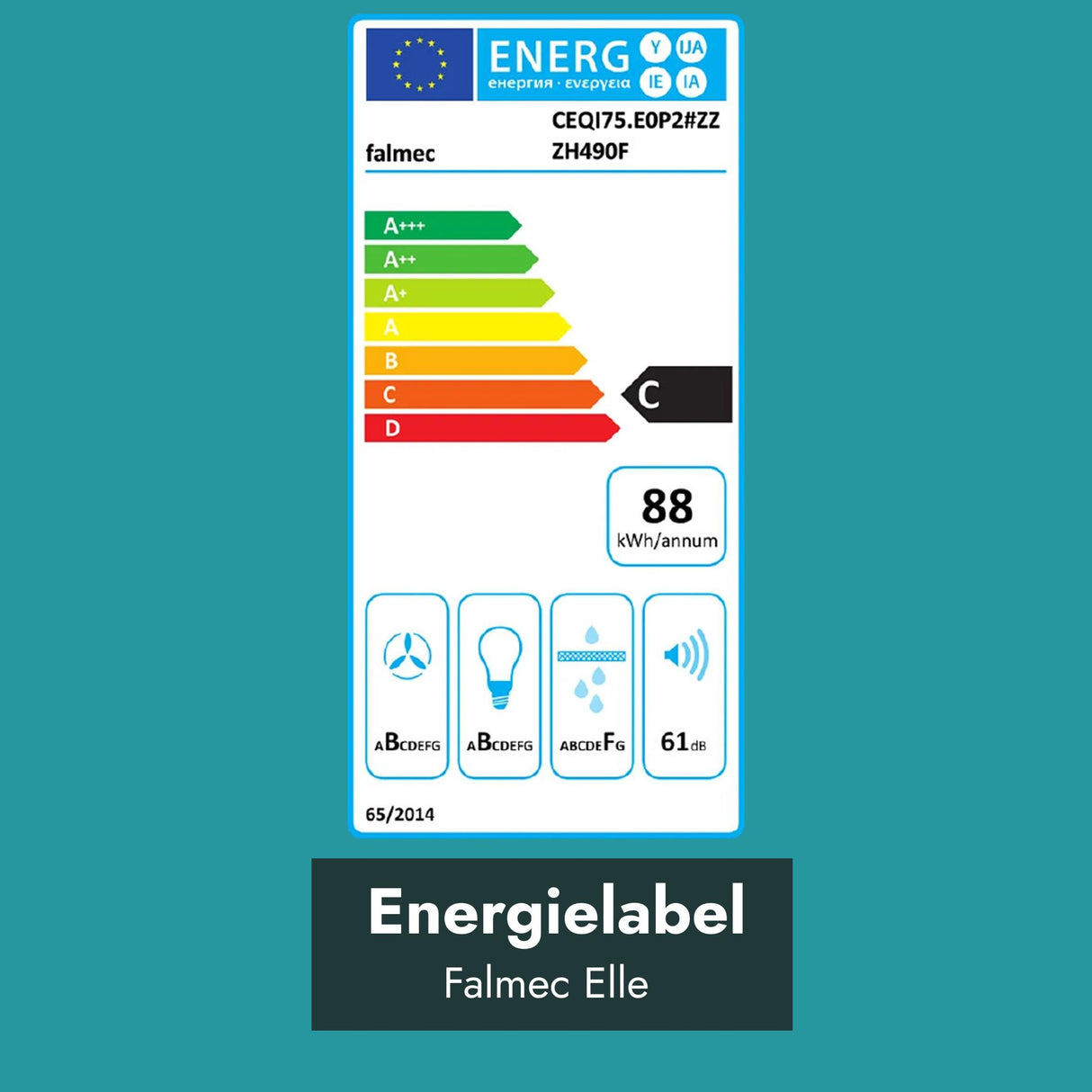 Falmec Elle Inselhaube