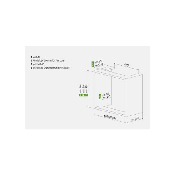 Berbel Firstline BEH FL Einbauhaube