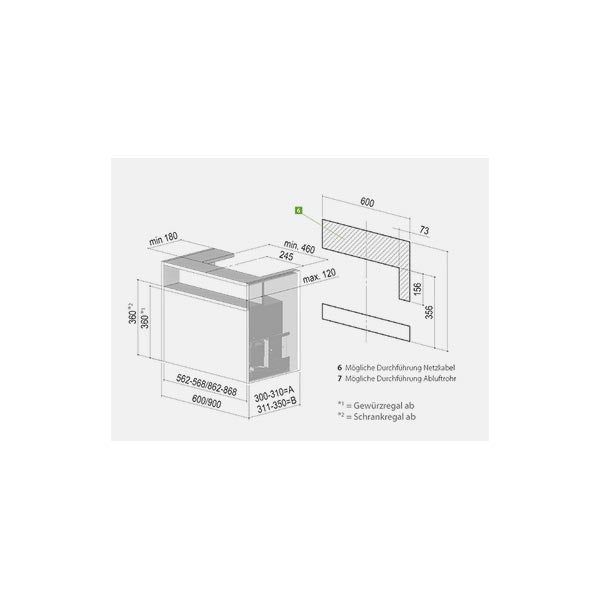 Berbel Einbauhaube Firstline Unseen BEH FLU