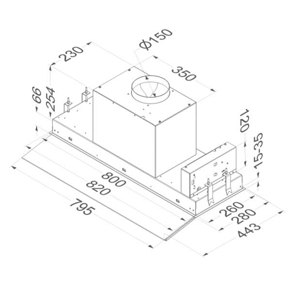 Novy Fusion Flachschirmhaube