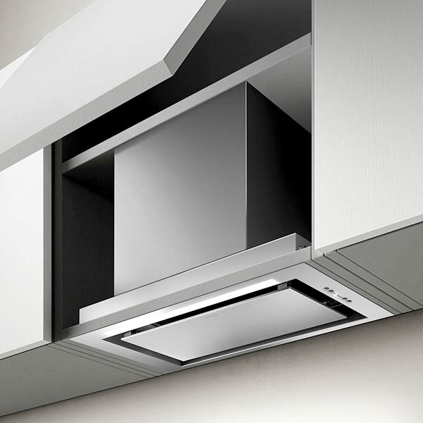 Einbauhaube mit LED Licht und leisem Lüfter