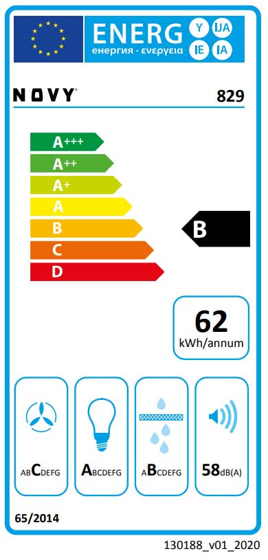 Novy Lüfterbaustein Essence Edelstahl