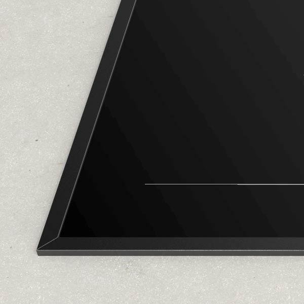 Berbel Downline Kochfeldrahmen Mattschwarz