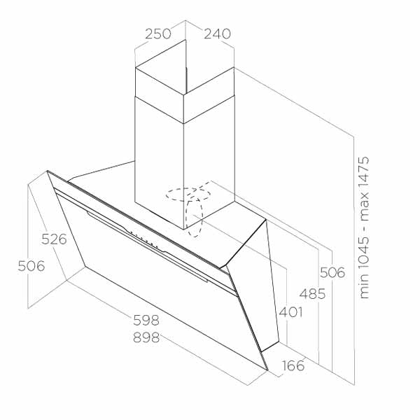 Elica Majestic No Drip Kopffreihaube