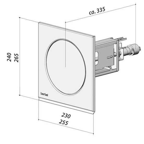 Berbel Mauerkasten BMK-L für Fremdhauben