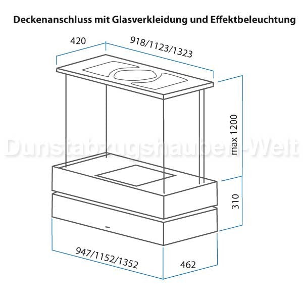Berbel Deckenanschluss für Skyline Modelle