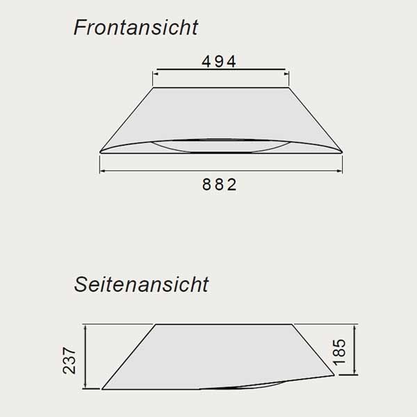 Falmec Vogue Inselhaube