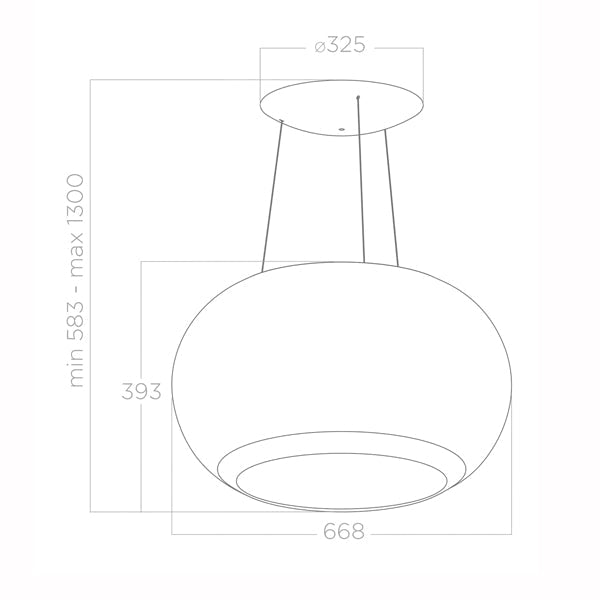 Elica Interstellar Inselhaube
