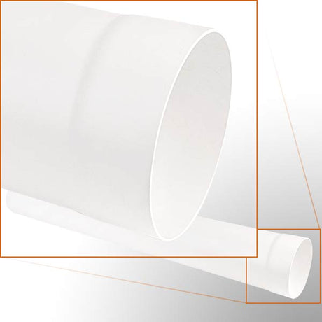 Rundrohr 100 cm lang 125 mm Durchmesser