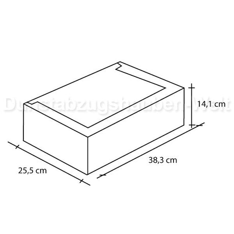 Carbon.Zeo Umluftbox für Kopffreihauben von Falmec