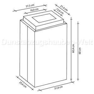 Carbon.Zeo Umluftbox von Falmec