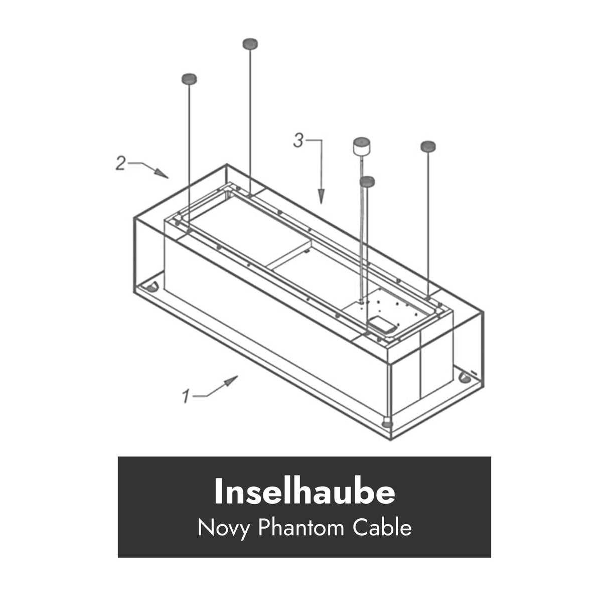 Novy Inselhaube Phantom Frame/Cable