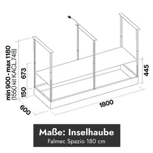 Falmec Spazio Inselhaube