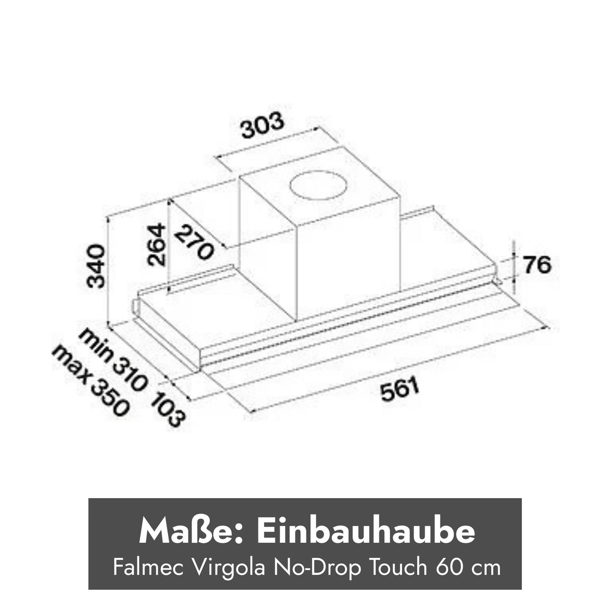 Falmec Virgola No-Drop Touch