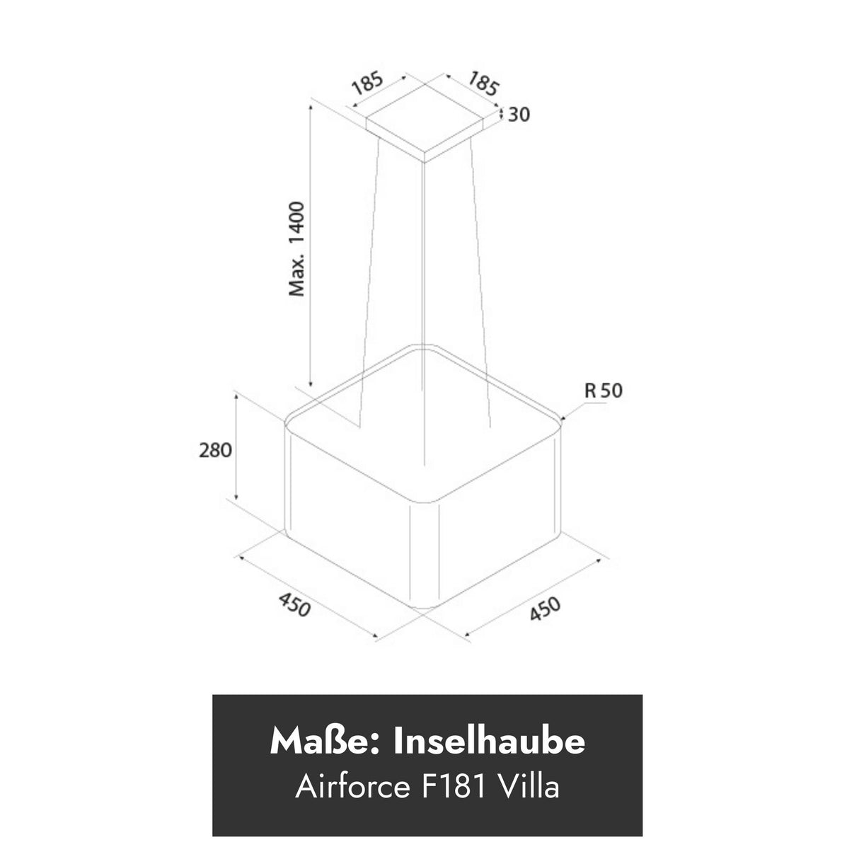 Airforce F181 Villa Inselhaube