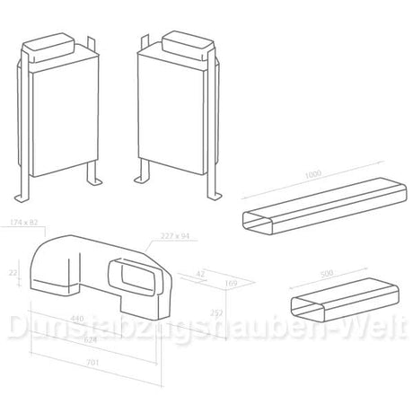 Berbel Umluft-Set DL BUF für Tischhauben
