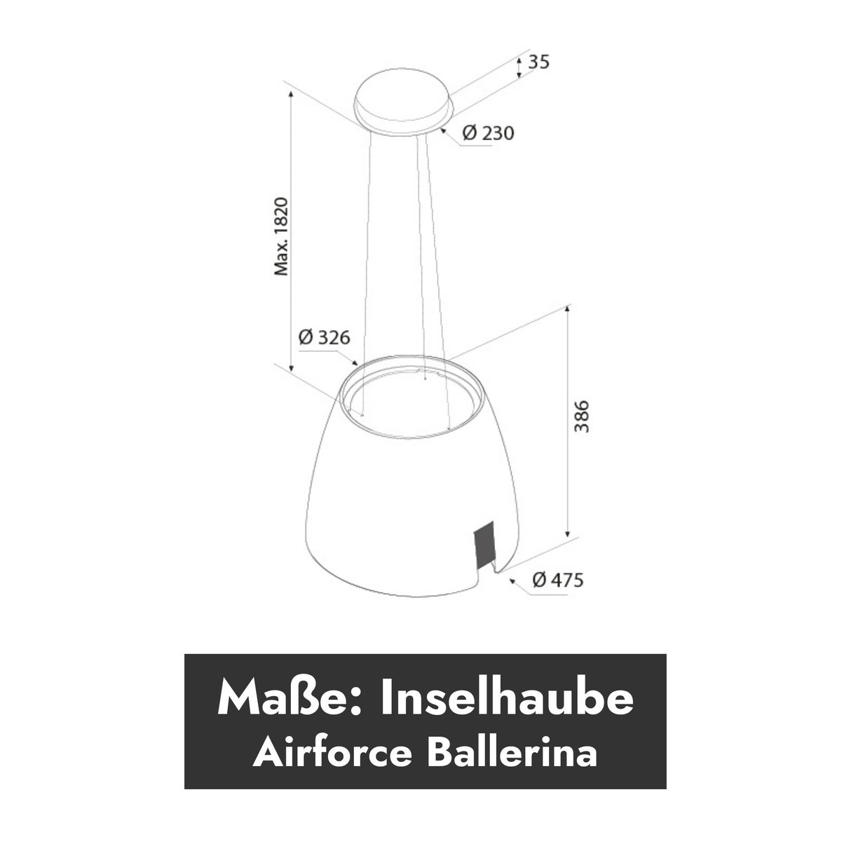 Airforce Ballerina Inselhaube 