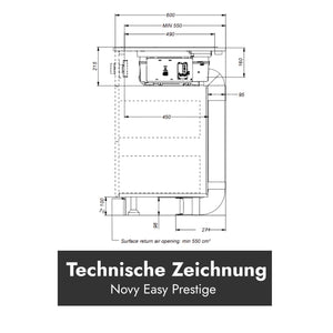 Novy Easy Prestige 90 cm Schwarz