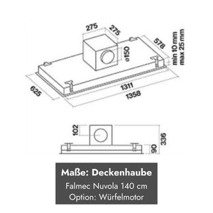 Falmec Nuvola LED Deckenlüfter