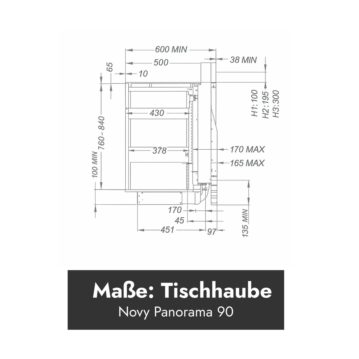 Novy Panorama 90 Muldenlüfter