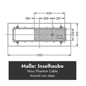Novy Inselhaube Phantom Frame/Cable