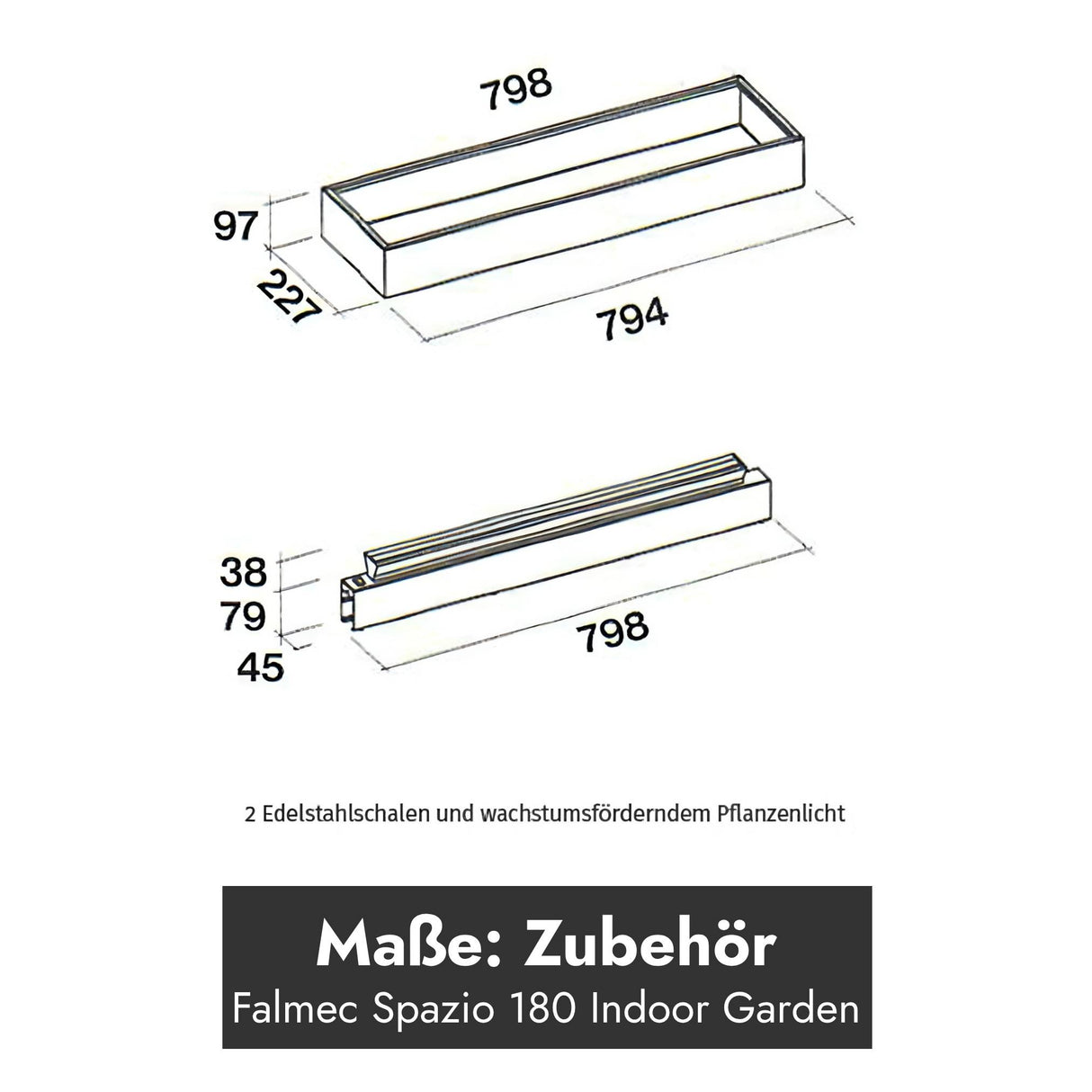 Falmec Spazio Inselhaube